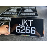 NOMBOR PLET KERETA PUTIH MAHJONG /NOMBOR PLET KERETA / NUMBER PLAT KERETA / PLET KERETA KRISTAL / NUMBER PLATE KERETA 3D