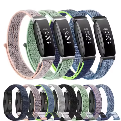 Nylon Strap For Fitbit Inspire 2/inspire/inspire hr Band Adjustable Watchband Bracelet Band For Fitb