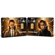 (FREE EXLUSIVE BOX) LOKI & SYLVIE Set (2 pcs) Public Gold Bar 1g