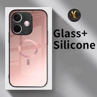 (B69) Softcase kaca Acrylic Compatible For OPPO A5 PRO