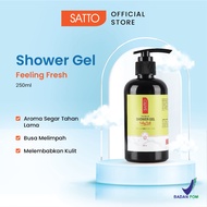 Satto Balancing Shower Gel Feeling Fresh - Botol 250 ml