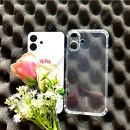 IPhone 16 Plus Transparent Flexible Shockproof Case Protects 4 Roots