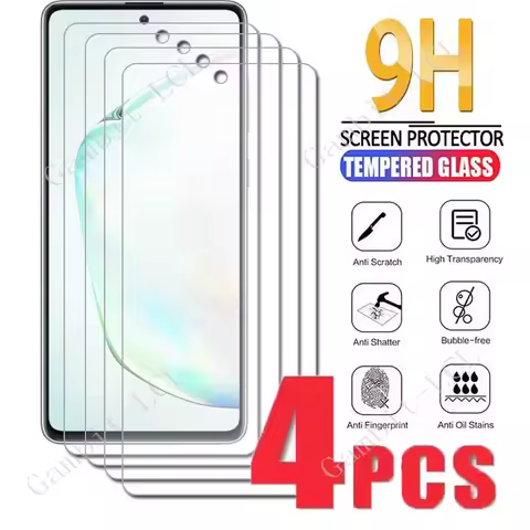 4PCS Tempered Glass For Samsung Galaxy S10 Lite Protective Film GalaxyS10Lite S10Lite Note10 Note10L