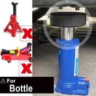 yo Universal Rubber Jacks Pad Not Slip Support Block Heavy Duty Rubber Jacks Pad for 2 Ton Bottle Ja