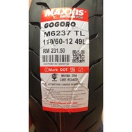 MAXXIS TYRE GOGORO M6237 (110/60-12) 49L TAHUN 2021