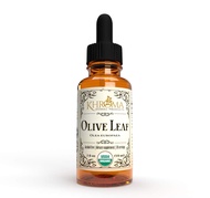 Organic Olive Leaf - 2 oz Liquid in a Glass Bottle - 30 Servings - by Khroma Herbal Products