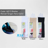 6 PASANG Manset Lengan Kerut Muslim Handsock Deker Lengan Breitex M213 Wanita