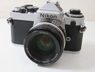 FK-4097 Nikon FE Silver NIKKOR 50mm 1:1.8 快門可釋放