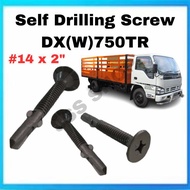 TF Brand Self Drilling Screw DX(W)750TR - Size 14 x 2"
