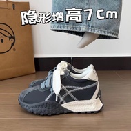 [Increase Height 7cm] Ballet Style Thick-Soled Inner Height Increase Forrest Gump Shoes Small Height