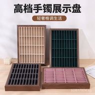 Watch Display Bracelet Tray Jewelry Tray Solid Wood Selection Jewelry Display Tray Storage Prop Tray