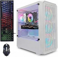 STGAubron Gaming PC, Radeon RX 580 16G, AMD Ryzen 5 2600 to 3.9 GHz, 16G DDR4, 512G SSD, 600M WiFi, 