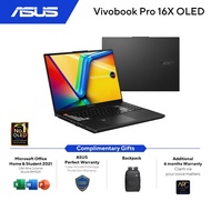 ASUS Vivobook Pro 16X OLED (K6604JV)(Intel I9 3980HX | 32GB DDR5 | 1TB SSD | NVIDIA RTX4060 8GB | 16 Inch 3.2K OLED 120Hz | Ms Office)