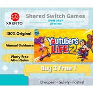 ⚡buy 2 Free 1⚡Nintendo Switch Games Digital Download Youtubers Life 2 Own Data Eshop