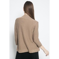 NOIR SUR BLANC CARDIGAN 3/4 SLEEVE BROWNMEL GAM