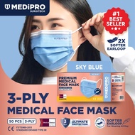 MEDIPRO SURGITECH 3ply premium medical face mask earloop 50pcs/box