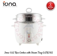Iona 1.8L Rice Cooker with Steam Tray GLRC182 | GLRC 182 (1 Year Warranty)