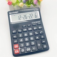 calculator scientific Sharp EL-G8600 Large Size 12-Digit Live Pronunciation Desktop Office with Voic