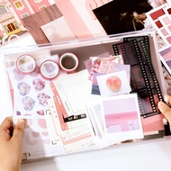 64 pcs/set Creative Journal Kit [Art Album Series]School Office Materials Scrapbook Decoration Set 4 Designs