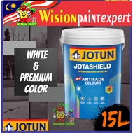 15L ( 8 YEARS EXTERIOR ) JOTUN PAINT JOTASHIELD ANTIFADE COLOURS • Jotun • 100% Acrylic • Exterior •