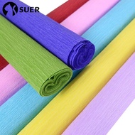 SUERHD Crepe Paper, DIY Handmade flowers Flower Wrapping Bouquet Paper,  Thickened wrinkled paper Production material paper Packing Material