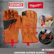 MILWAUKEE 48-73-0010D (S) / 48-73-0011D (M) Goatskin Leather Glove Size : S or M 【Ready Stock】