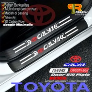 TOYOTA NEW 9Pcs Car Stickers CALYATOYOTA 3D carbon stickers car stickers CALYATOYOTA Protective Stic