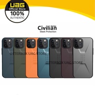 UAG iPhone 12 Pro Max / 12 Pro / 12 / 12 Mini /  iPhone 11 Pro Max / 11 Pro / 11 Case Cover Civilian with Sleek Ultra-Thin Military Drop Tested iPhone Casing