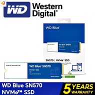 ลด 50% (พร้อมส่ง)️SSD ใหม่!!️250GB / 500GB / 1TB SSD (เอสเอสดี) WD BLUE SN570 PCIe 3 NVMe M.2 2280 ประกัน 5 ปี