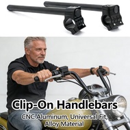 CNC handlebar 37/41/51mm Clip-On fork Alloy Motorbike universal bar