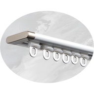 Trek Langsir Ultra Nipis, Trek Siling Aluminium Untuk Langsir, Rel Langsir Gelongsor Untuk Pembahagi