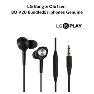 LG V20 Earphones B&O PLAY Bundle Earphones Genuine Android LG Quadbit Kernel-Type Wired Bulk In-ear