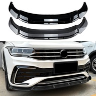 Suitable for Foss Tiguan Tiguan Rline 2021+Front Bumper Front Lip Front Shovel Exterior Car Sticker Modification