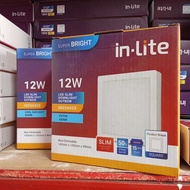 INLITE Downlight Outbow Box INSS602S 7.5w 12w 16w 18w 21w White 6500k Yellow 3000k
