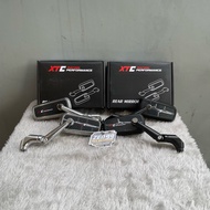 Xtc mirror cover carbon model h2c silver carbon & black carbon