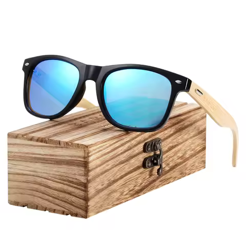 BARCUR Pink Sunglasses Wood Bamboo Sun Glasses Women Fashion Mirror Eyewear Man Brand Designer