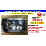 1035B156 Valve Cover Assy Mitsubishi Mirage 1.2 3A91 3A92 / Mitsubishi Attrage 1.2 3A91 3A92