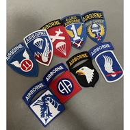 【Customized 】 U.S. World War II Airborne Armband WWII Allied Embroidery Badge 101 Division Command A