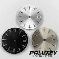 PALUXEY NH35 28.5mm Sunburst Silver Gray Black Watch Dial Suitable for NH35/NH35A/4R/7S Movement Wat