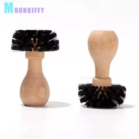 Protable Coffee Tamper Cleaning Brush Espresso Coffee Grinder Cleaning for 51mm 53mm Basket Barista 