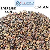NATURAL RIVER STONE FOR AQUARIUM SCAPPING 1KG / 2KG Aquarium Stone
