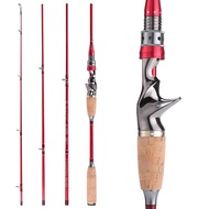 Sougayilang 7feet Carbon Fiber 4 Section M Power Casting/Spinning Fishing Rod Bass Trout Salmon Fish