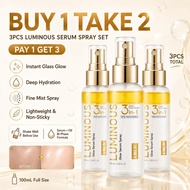 BUY1 TAKE 2 LBLS White Truffle Radiance Glow Face Serum Spray Primer spray Bi-Phase Solution Soothen
