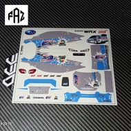 Decal Diecast Hot wheels subaru wrx sti rally