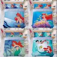 迪士尼公主 床單套裝 床上用品 little mermaid ariel 小魚仙 美人魚 床笠 枕頭袋 枕套 被套