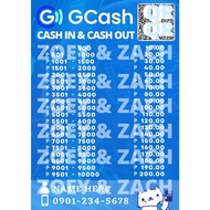 LAMINATED RATES GCASH / PYMAYA / COINS / SMART PADALA / 3IN1 / LOAD SIGN / MERALCO SIGNAGE / CUSTOM