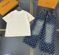 Louis Vuitton 提花牛仔褲及T恤套裝