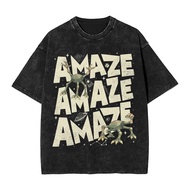 Project Hail Mary Rockys Amaze Amaze Amaze Washed T Shirts Streetwear Vintage T-Shirt  Tees Tops Men