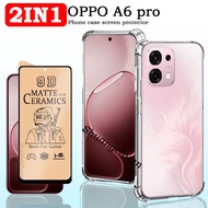 For OPPO A6Pro screen tempered glass protective film frosted soft film OPPO A6 pro A6 pro Transparen
