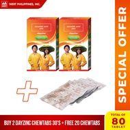 Buy 2 boxes Dayzinc Chewable Tablet (60's) + 20 Chewtabs FREE!